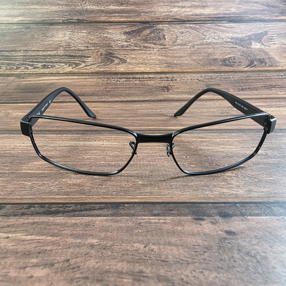 Ray-Ban RB 3272‎ 006 Matte Black Rectangular Semi-Rimless Eyeglasses 58-17 135